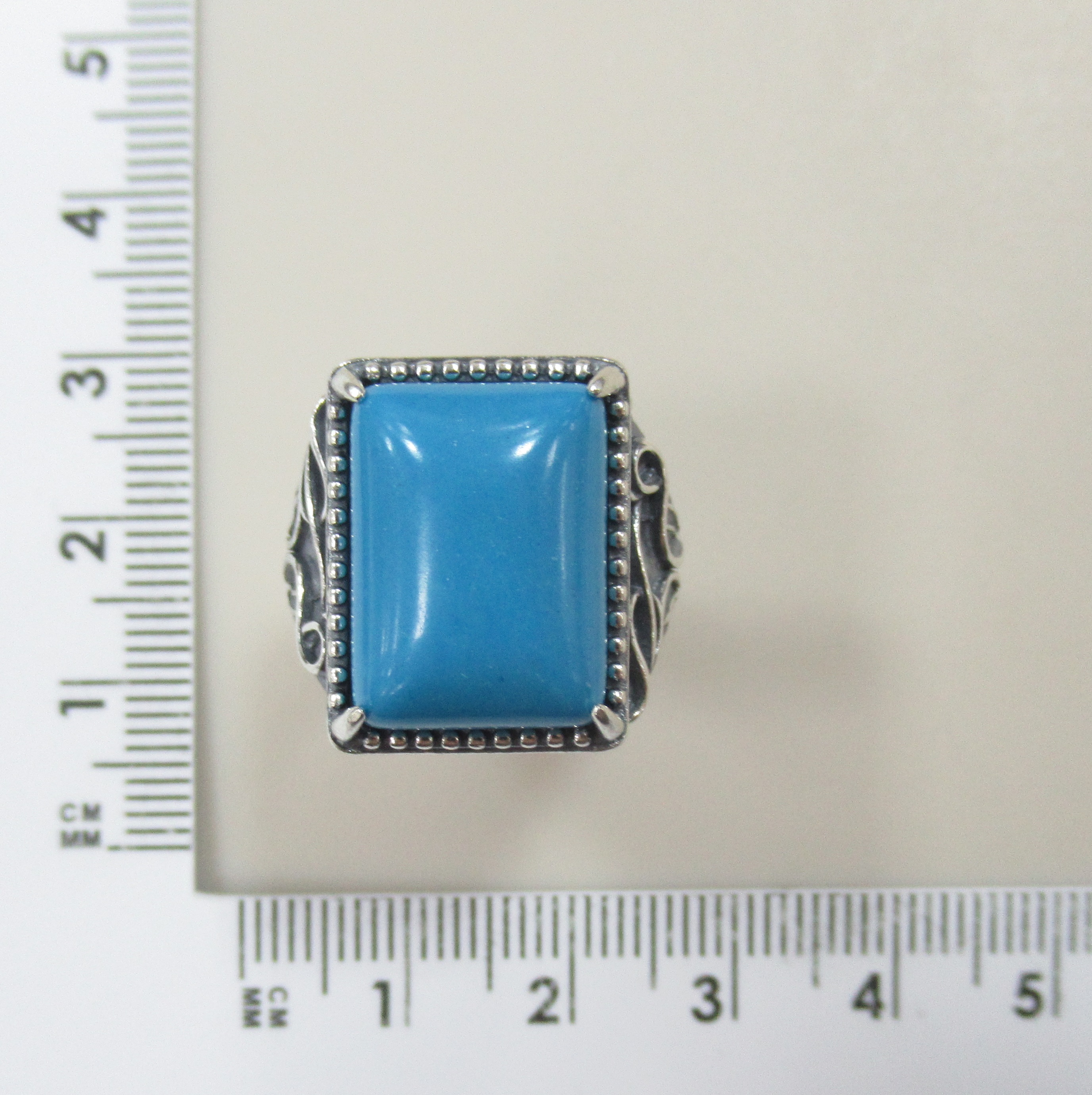 Серебряное кольцо с бирюзой